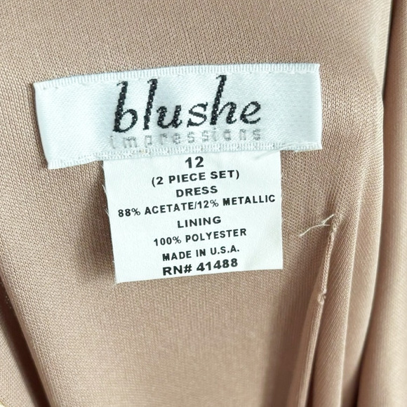 Vintage Blushe Impressions Sleeveless Maxi Dress and Jacket 12 - Picture 11 of 13